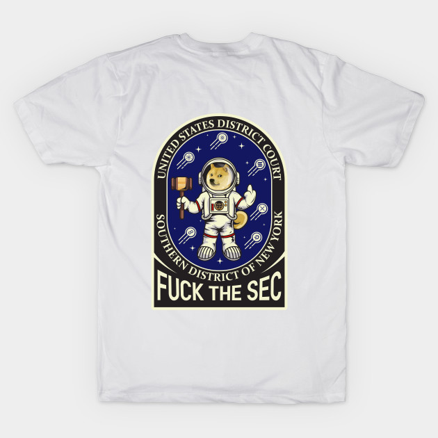 Doge w helmet / Crypto v. SEC ("FUCK THE SEC") by SKNH